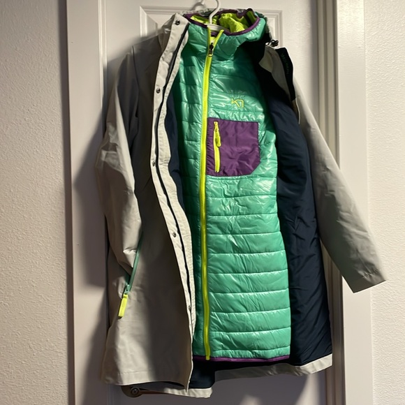 🆕 Kari Traa NWT W Kvitne L 3-IN-1 Jacket